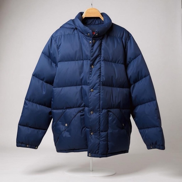 Sears Other - Prime Northern Goose Down Vintage Sears Men's Blue PufferJacket Large Tall Rare!